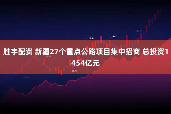 胜宇配资 新疆27个重点公路项目集中招商 总投资1454亿元